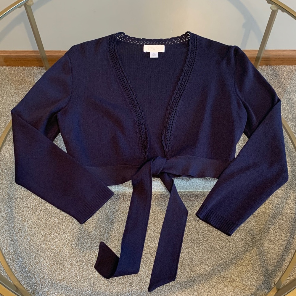 Loft Navy Sweater Set Size XS - Picture 6 of 16